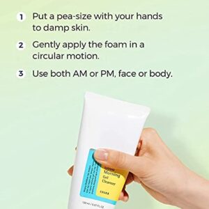 how to use cosrx low ph cleanser