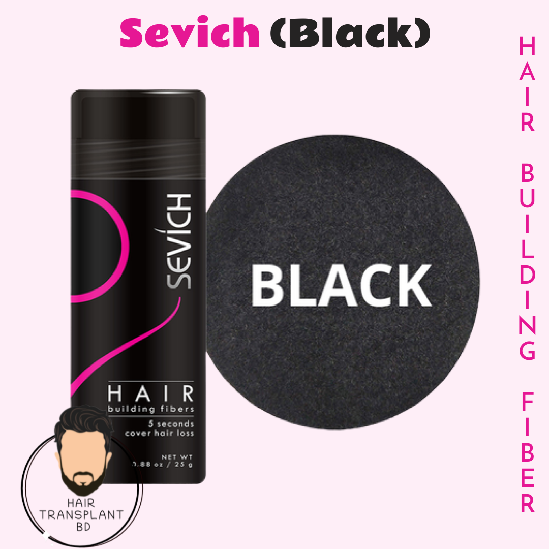 Sevich Hair Building Fiber (Black / Dark Brown) - Orpa