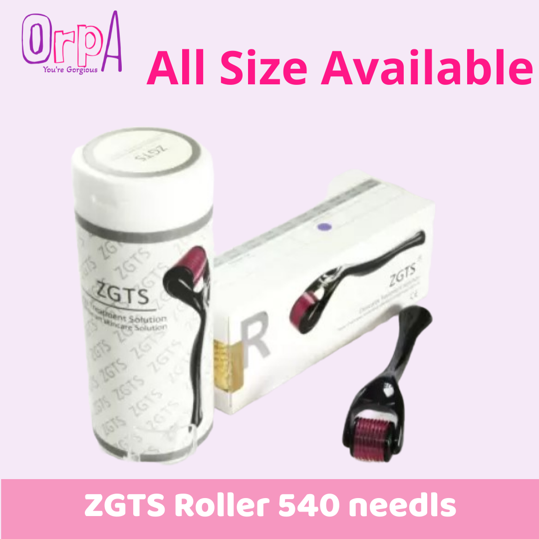 ZGTS Derma Roller 540 Titanium Needles Microroller - Orpa