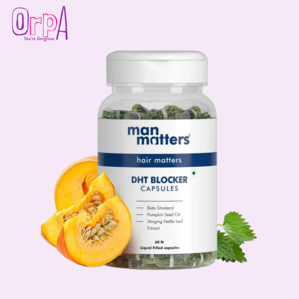 Man Matters DHT Blocker Capsules 60 counts Orpa