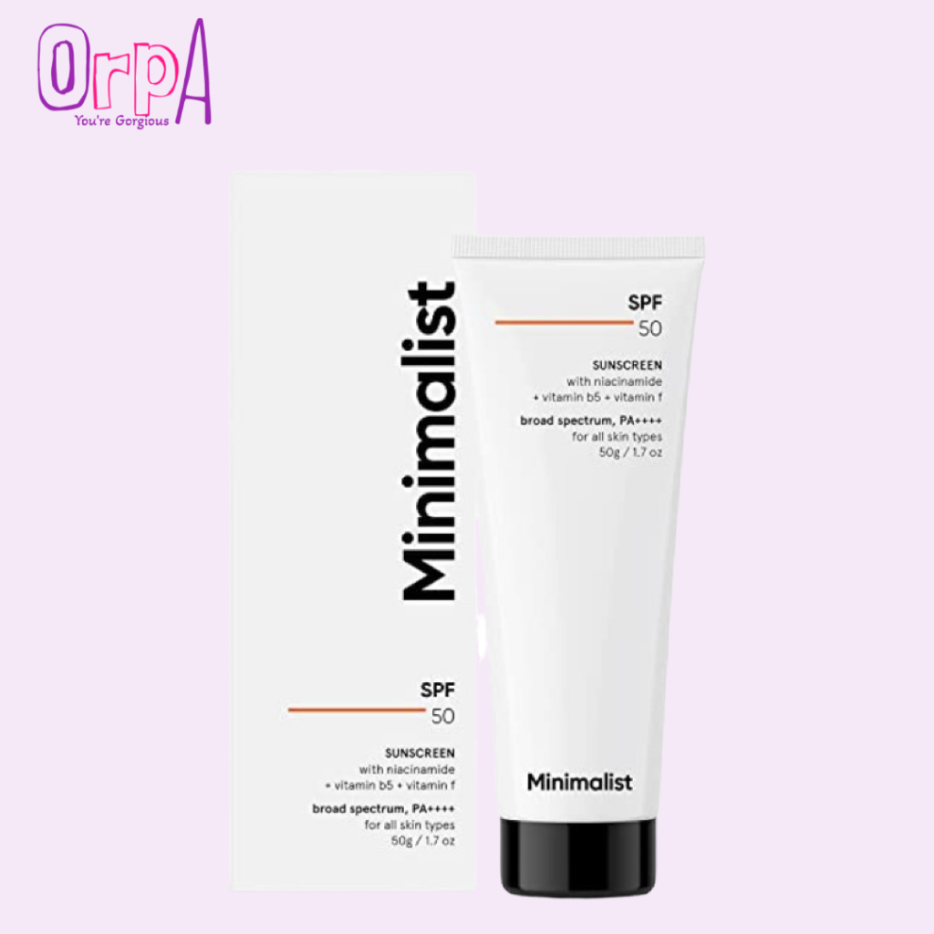 new minimalist sunscreen