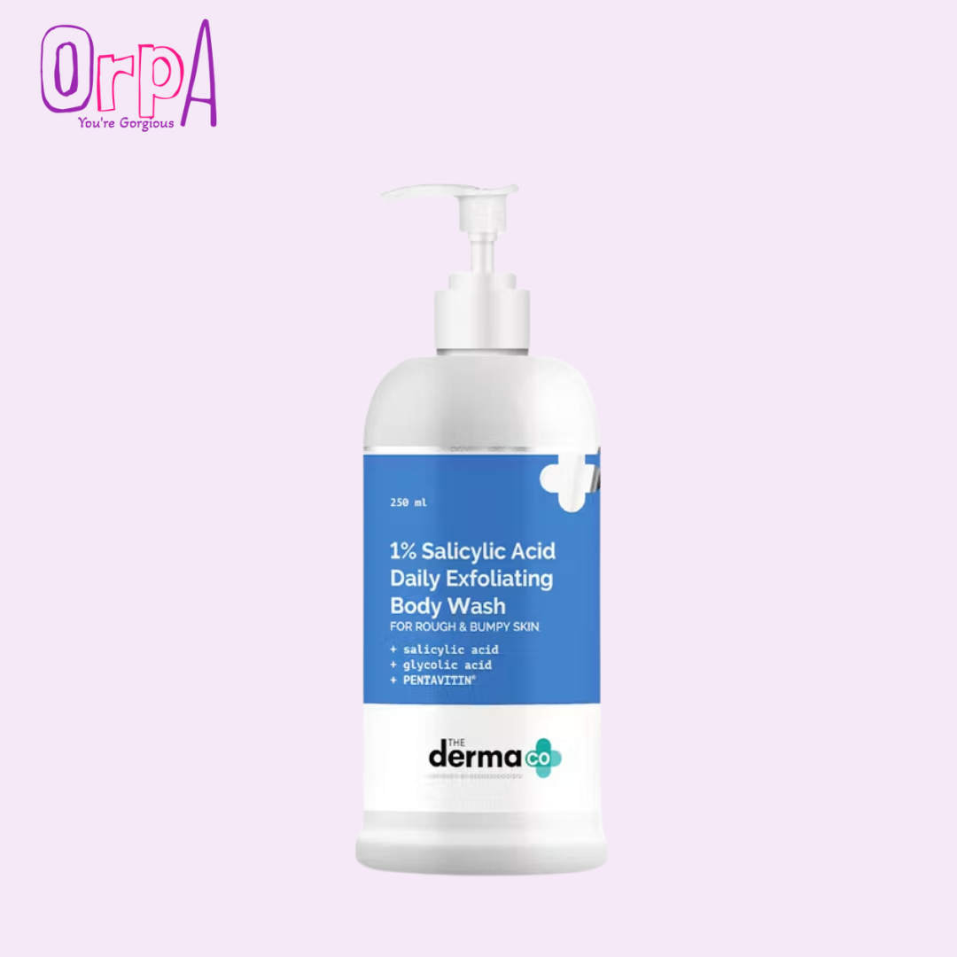 The Derma Co 1% Salicylic Acid Daily Exfoliating Body Wash with ...