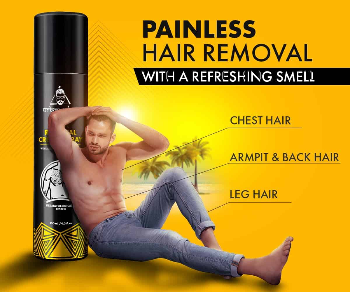Urbangabru Hair Removal Cream Spray - 200ml - Image 3