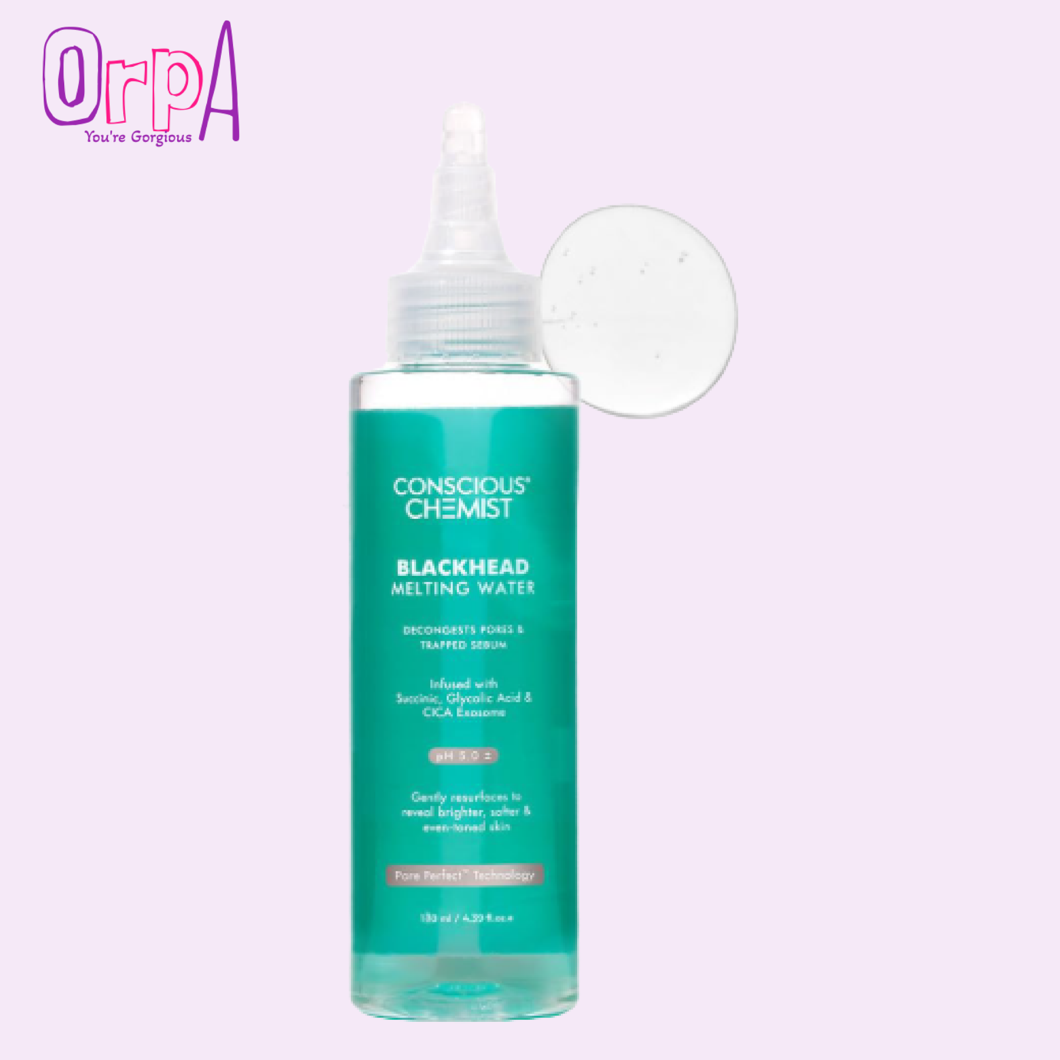 Conscious Chemist® Blackhead Melting Water Gentle Pore treatment For Men & Women - 130ml