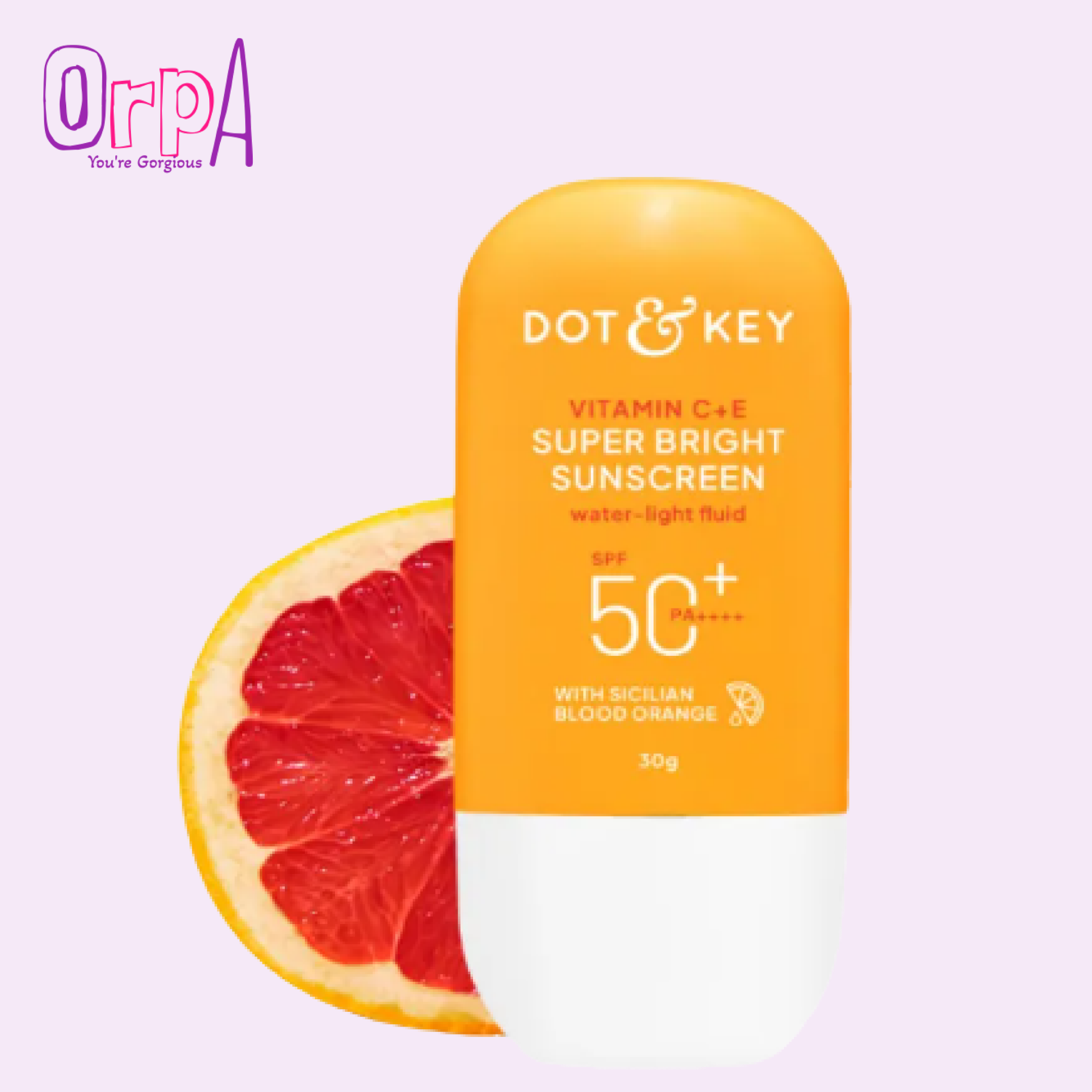 Dot & Key Vitamin C + E Super Bright Sunscreen Tested SPF 50+ PA++++ 30G
