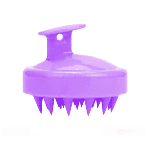 Hair Wash Brush Hair Scalp Massage Brush Silicone Head Anti Dandruff Shampoo Haircare Massager Comb - Image 2