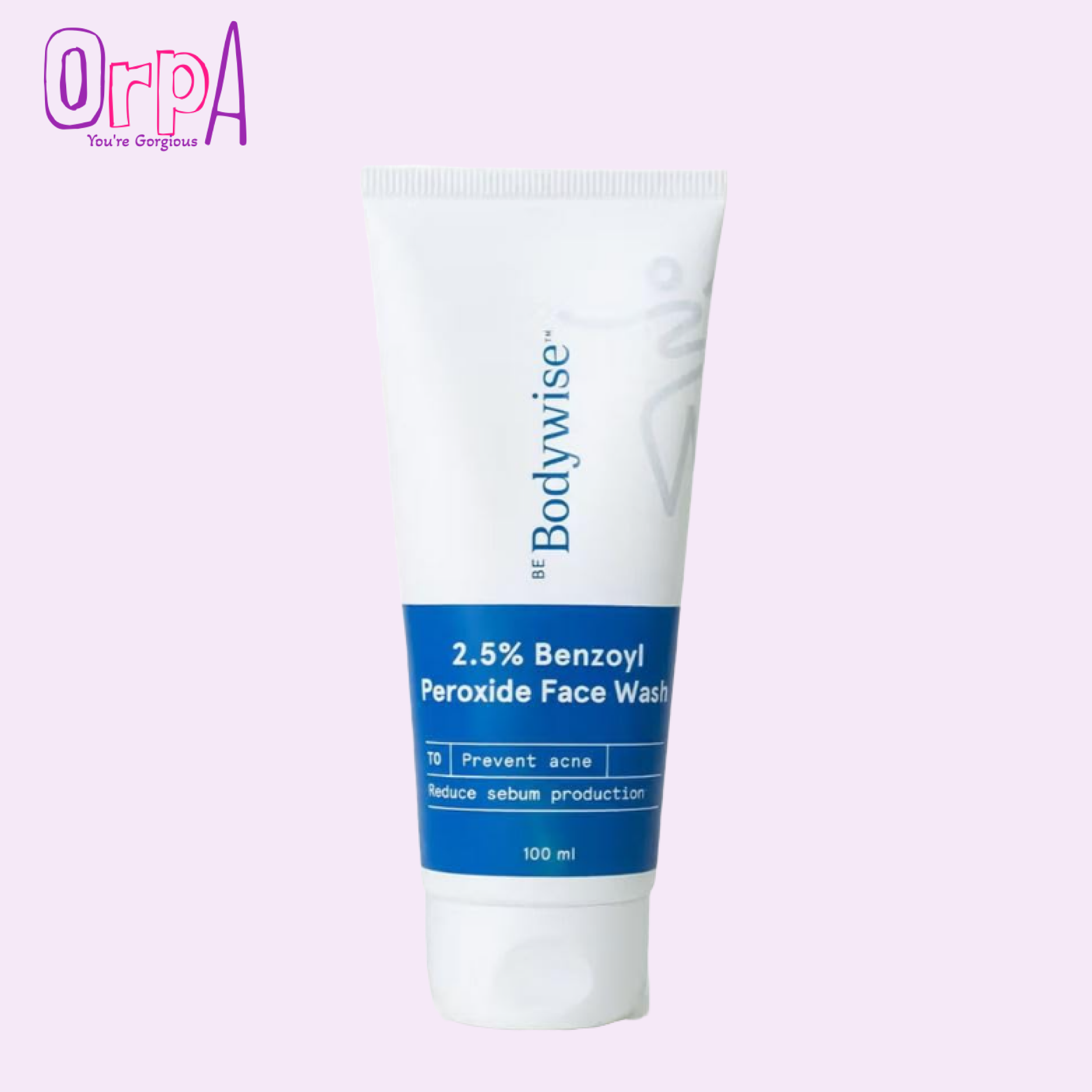 Be Bodywise 2.5% Benzoyl Peroxide Face Wash | 100ml